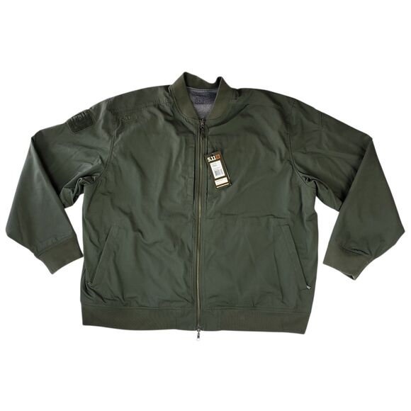 NWT 5.11 Tactical Revolver Reversible Jacket Mens 3XL TDU Green Gray Ripstop - Picture 2 of 16